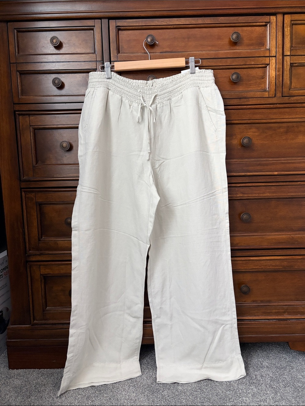 Lane Bryant linen/rayon blend pants